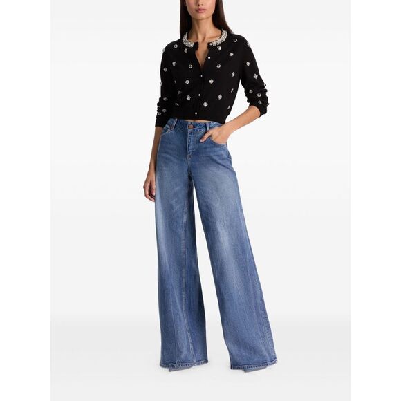 Alice+Olivia Women Dollie Wool Cardigan - Picture 5 of 5